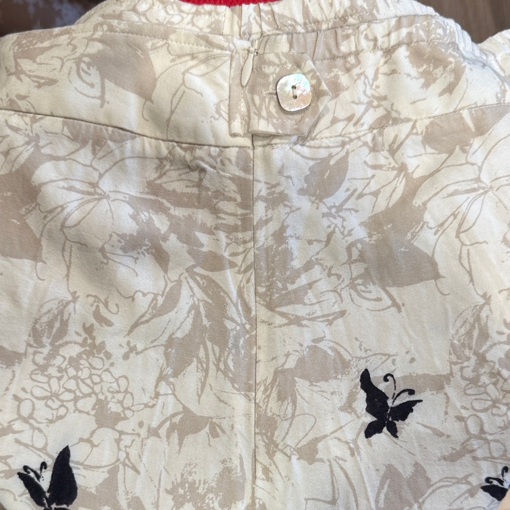 Soft Surroundings Black and White Butterfly Maxi Skirt - Picture 4 of 14